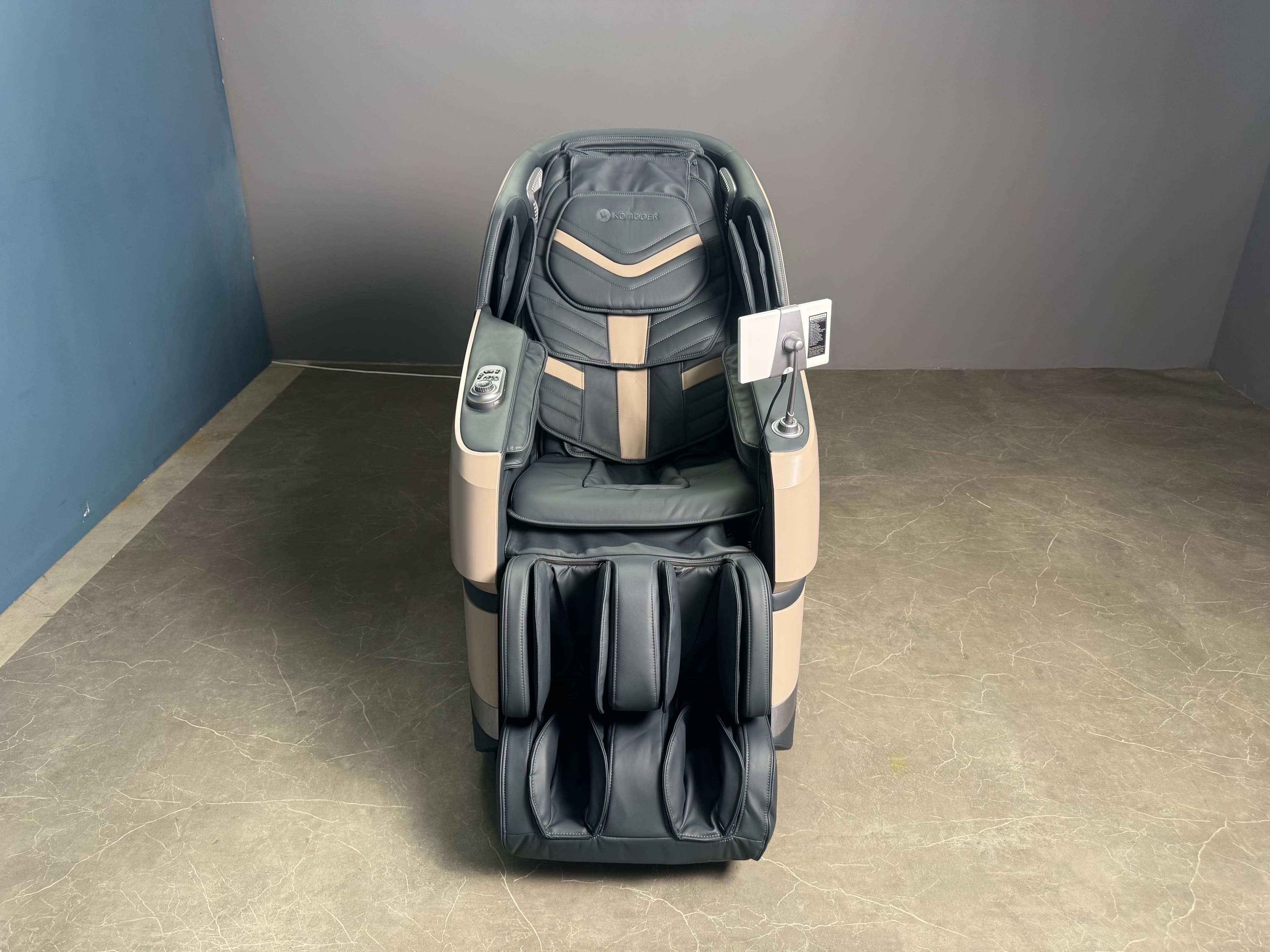 Fotoliu de masaj FOCUS III Navy-Blue resigilat
